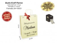 BUSTE IN CARTA KRAFT PANNA 